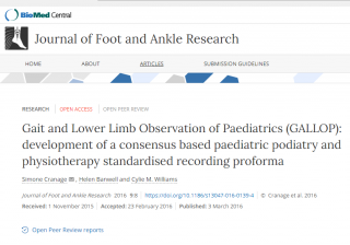 Gait and Lower Limb Observation of Paediatrics