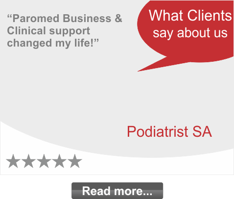 Paromed Business and Clinical support changed my life!